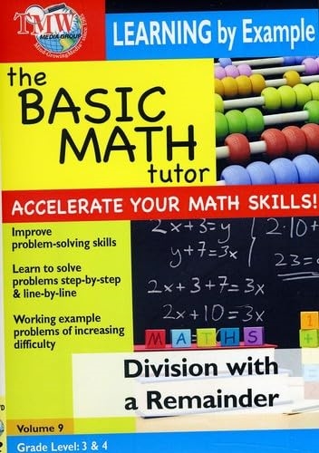 Picture of BASIC MATH TUTOR DIVISION WITH A REMAINDER