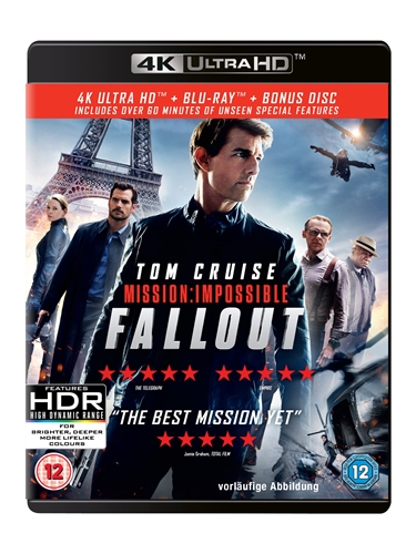 Picture of Mission: Impossible - Fallout(Region Free - NO RETURNS)