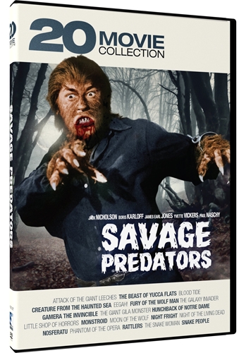 Picture of SAVAGE PREDATORS - 20 MOVIE COLLECTION DVD