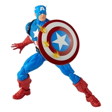 Picture of Hasbro Marvel Legends Series 20th Anniversary Series 1 Captain America 6-inch Action Figure Collectible Toy, 14 Accessories (F3439)