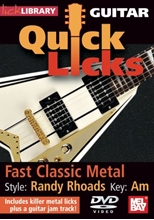 Picture of GUITAR QUICK LICKS: RANDY RHOADS STYLE FAST CLASSI