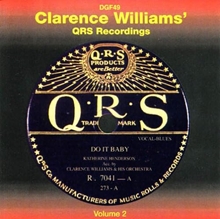 Picture of QRS Recordings, Vol. 2  by Vol. 2 by Clarence Williams QRS Recordings