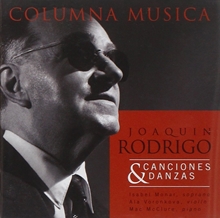 Picture of Rodrigo 'Canciones & Danzas': Canco Del Grumet / Pastorcito Santo / Quatro Madrigales Amatorios;  by Rodrigo 'Canciones & Danzas': Canco Del Grumet / Pastorcito Santo / Quatro Madri