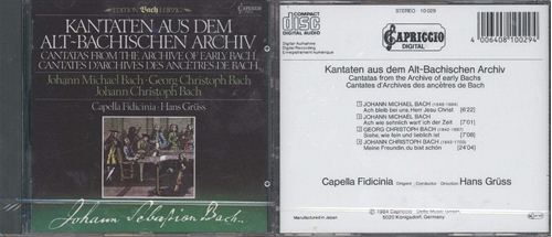 Picture of Cantatas From the Archive of Early Bach