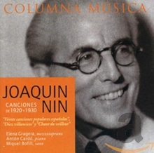 Picture of Joaquin Nin: Canciones de 1920 & 1930