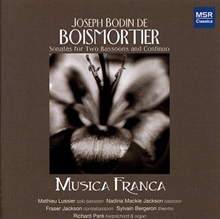 Picture of Boismortier: Sonatas for 2 Bassoons and Continuo - Musica Franca  by Boismortier: Sonatas for 2 Bassoons and Continuo - Musica Franca by Mathieu Luss