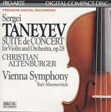 Picture of Taneyev: Suite de Concert for Violin and Orchestra, op 28