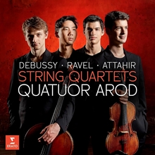 Picture of Debussy, Attahir, Ravel (CD+DVD)  by Quatuor Arod