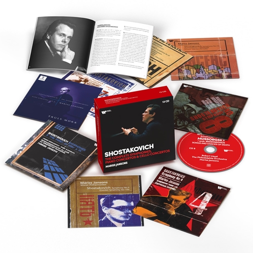 Picture of Shostakovich: Complete Symphonies, Piano Concertos, Cello Concertos (13CD)  by Mariss Jansons