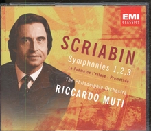 Picture of "Scriabin: Symphony 1, 2, 3, Poem of Ecstasy, Prometheus"