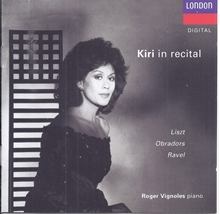 Picture of Kiri in Recital