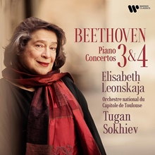 Picture of BEETHOVEN: PIANO CONCERTOS NOS 4&3  by ELISABETH LEONSKAJA