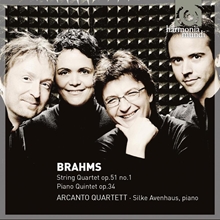 Picture of Brahms: Piano Quintet Op.34; String Quartet Op.51 No.1 (Arcanto Quartet)