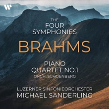 Picture of BRAHMS: COMPLETE SYMPHONIES, PIANO QUARTET NO.1 (ORCH SCHOENBERG)  by MICHAEL SAND LUZERNER SINFONIEORCHESTER