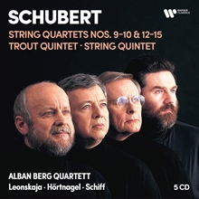 Picture of SCHUBERT: STRING QUARTETS NOS. 9-10 & 12-15, PIANO QUINTET 'THE TROUT'  by ALBAN BERG QUARTETT