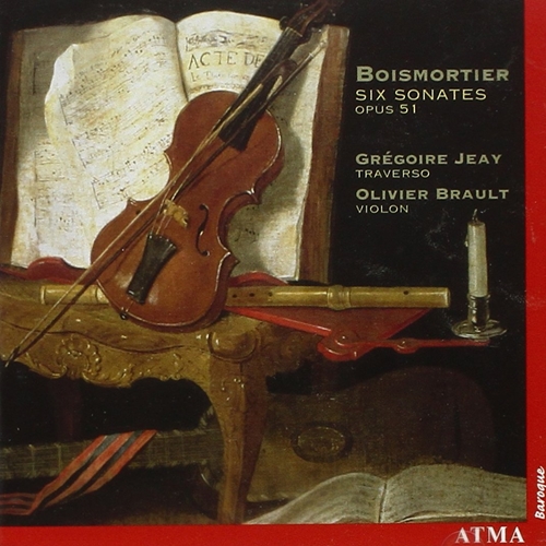 Picture of BOISMORTIER SIX SONATAS  by JEAY / BRAULT