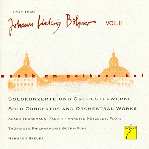 Picture of BÃ¶hner, Vol. II: Solo Concertos and Orchestral Works (Music at the Court of Gotha)