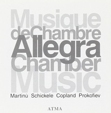 Picture of CHAMBER MUSIC / MARTINU SC  by ALLEGRA