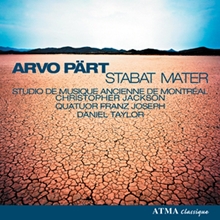 Picture of ARVO PART STABAT MATER  by TAYLOR / QUATUOR FRANZ JOS