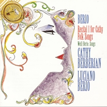 Picture of Berio: Recital 1 For Cathy, Folk Son Gs  by Luciano Berio