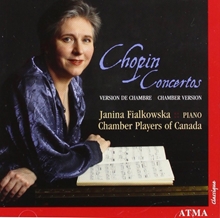 Picture of CHOPIN PIANO CONCERTOS  by FIALKOWSKA / CHAMBER PLAYE