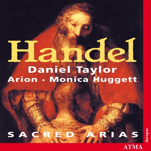 Picture of HANDEL SACRED ARIAS  by TAYLOR / HUGGETT / ARION