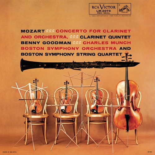 Picture of Mozart: Clarinet Concerto In A Major K.622 & Clarinet Quintet In A Major K.581  by Benny Goodman