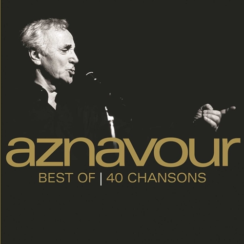 Picture of BEST OF 40 CHANSONS(2CD)  by AZNAVOUR,CHARLES