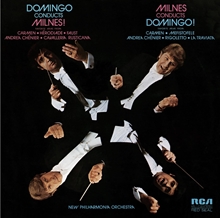 Picture of Domingo Conducts Milnes!; Milnes Con Ducts Domingo (Sony Classical Singer S) by Domingo, Placido