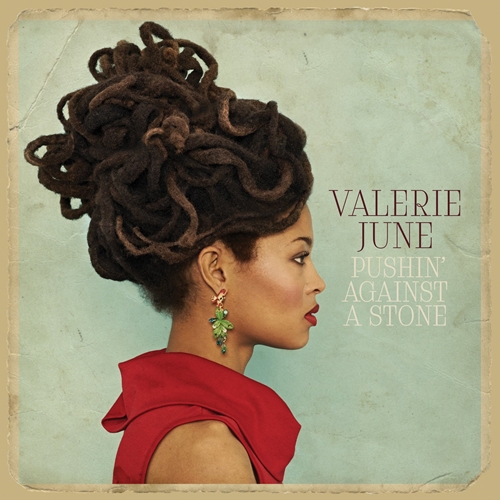 Picture of PUSHIN AGAINST A STONE  by JUNE,VALERIE