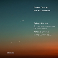 Picture of KURTAG: SIX MOMENTS MUSICA  by PARKER QUARTET/KIM KASHKAS