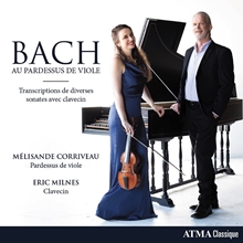 Picture of BACH AU PARDESSUS DE VIOLE  by CORRIVEAU / MILNES