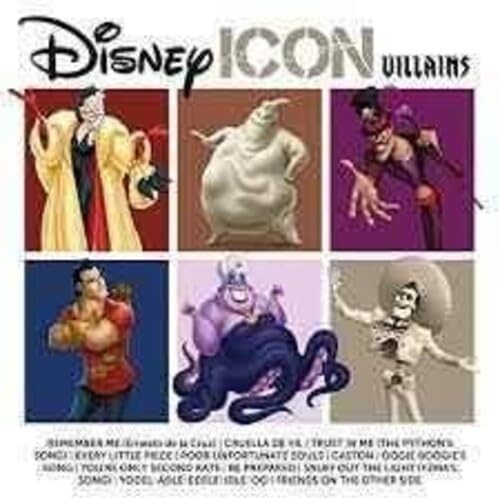 Picture of ICON:DISNEY VILLAINS  by VARIOUS ARTISTS