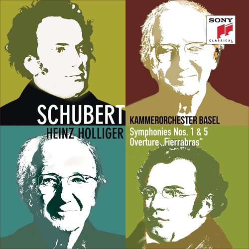 Picture of Schubert: Symphonies Nos. 1 & 5, Fierrabras Overture  by Kammerorchester Basel & Heinz Holliger