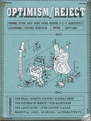 Picture of OPTIMISM / REJECT ~ PUNK AND POST-PUNK MEETS D-I-Y AESTHETIC 1977-1981: 4CD DELUXE BOOKPACK EDITION