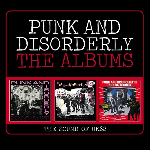 Picture of PUNK AND DISORDERLY  ~ THE ALBUMS (THE SOUND OF UK82): 3CD DIGIPAK