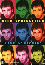 Picture of RICK SPRINGFIELD - LIVE 'N' KICKIN'