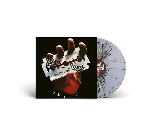 Picture of British Steel (Black And White Splatter Vinyl) (LP) by Judas Priest