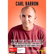 Picture of CARL BARRON: FOUR SHOWS AND A MOVIE COLLECTION (CARL LIVE / WHATEVER COMES NEXT / A ONE ENDED STICK / WALKING DOWN THE STREET / MANNY LEWIS) [5 DVD]