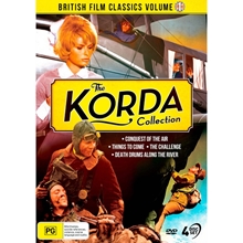 Picture of BRITISH FILM CLASSICS THE KORDA COLLECTION VOLUME #1 (CONQUEST OF THE AIR / THINGS TO COME / THE CHALLENGE /  DEATH DRUMS ALONG THE RIVER) [4 DVD]