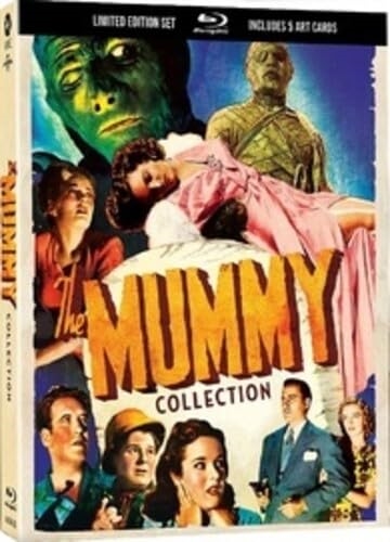 Picture of THE MUMMY COLLECTION (1932 - 1944) - LIMITED EDITION 3D LENTICULAR HARDCASE + ART CARDS [5 Blu-ray]