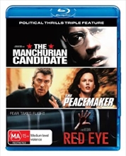 Picture of POLITICAL THRILLS TRIPLE FEATURE (THE MANCHURIAN CANDIDATE / THE PEACEMAKER / RED EYE) [3 Blu-ray]