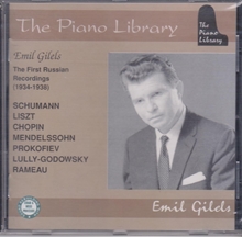 Picture of First Russian Recordings [Audio CD] Emil Gilels