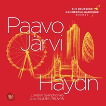 Picture of Haydn: London Symphonies Vol.2 Symphonies No. 94 "Surprise", No. 95, No. 98 & (2CD) by Paavo Jarvi & Deutsche Kammerphilharmonie Bremen