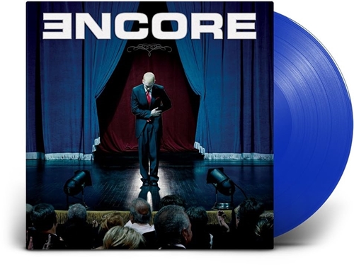 Picture of ENCORE(BLUE VINYL)(2LP) by EMINEM