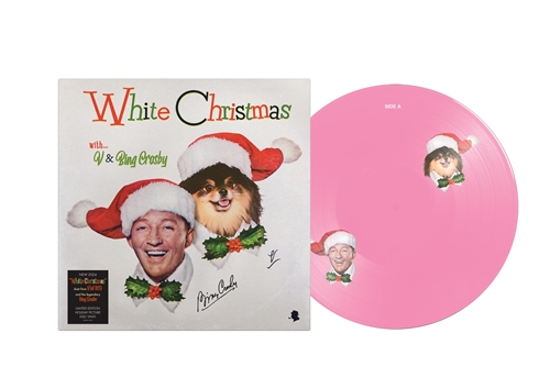 Picture of WHITE CHRISTMAS (PINK VINYL)(LP) by V X BING CROSBY