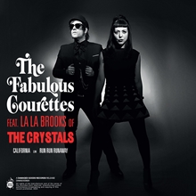 Picture of The Courettes Featuring La La Brooks - California (Red 7 Inch Vinyl) [7 INCH]