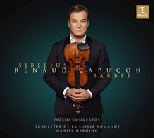 Picture of Sibelius, Barber: Violin concertos (CD) by Renaud Capuçon