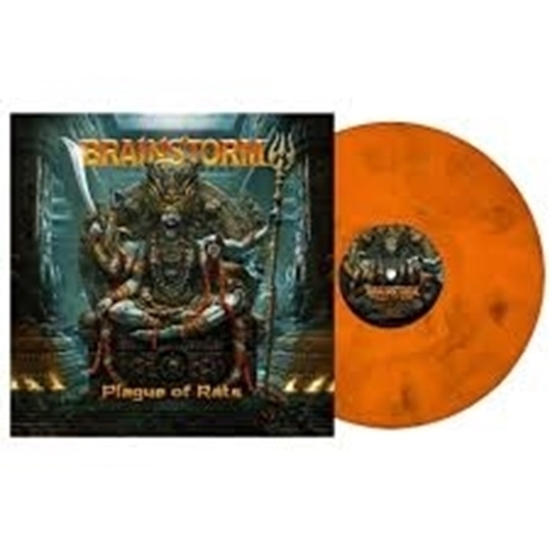 Picture of Plague Of Rats (Indian Sun Marbled Vinyl) (LP) by Brainstorm