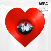 Picture of Lay All Your Love On Me / I've Been Waiting For You (Heart-Shaped Valentine's 12" LP) by ABBA [LP]